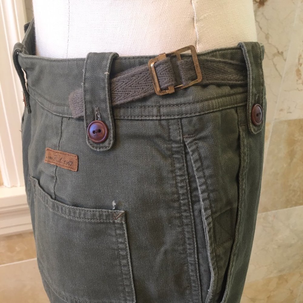RALPH LAUREN Khaki Olive 100% Cotton Safari Pants